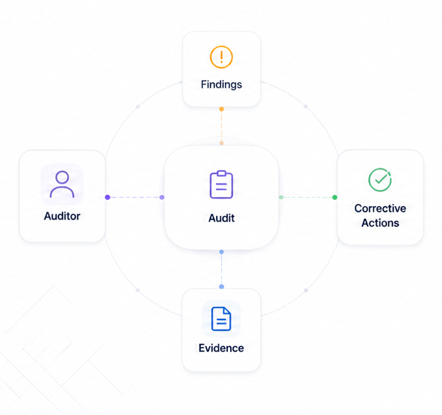 Audit management built into the compliance platform